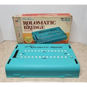 Vintage 1969 Rolomatic Bridge Machine Game Set I Beginners COMPLETE Made In USA